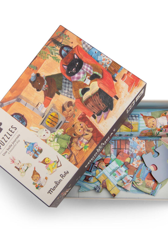 Les Minouchkas A Perfect Day - 4 Mini Puzzles