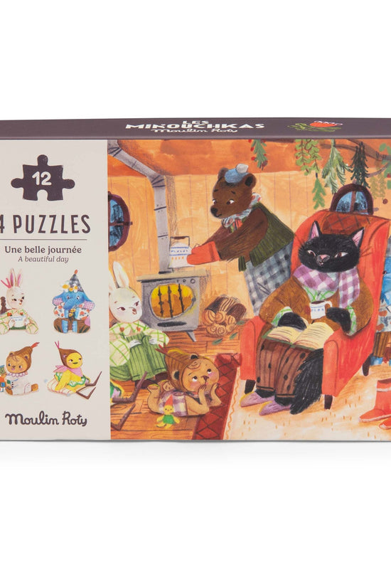 Les Minouchkas A Perfect Day - 4 Mini Puzzles