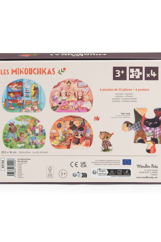 Les Minouchkas A Perfect Day - 4 Mini Puzzles