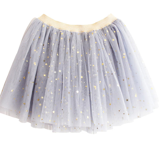 Dress Up Tutu – Grey with Gold Stars