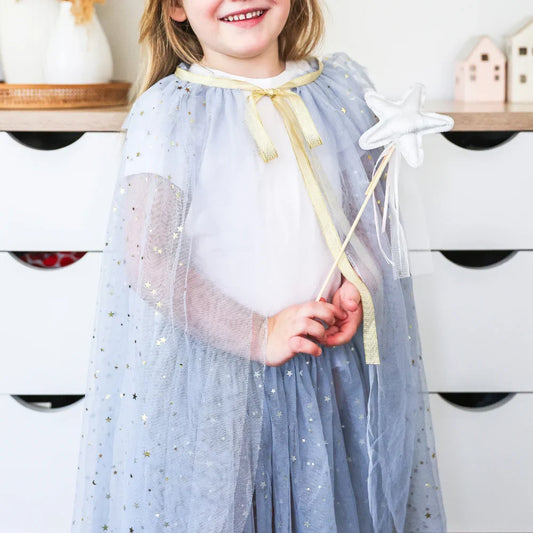 Dress Up Tutu – Grey with Gold Stars