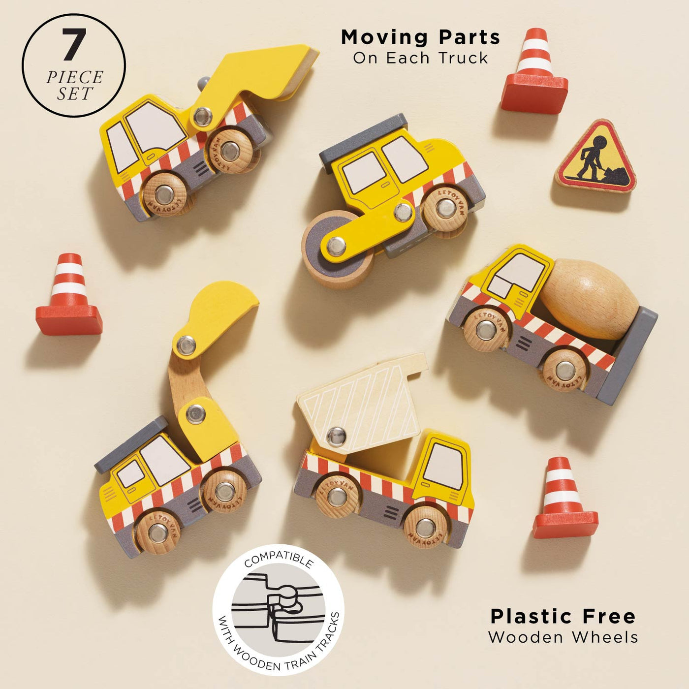 Construction Vehicle Set (9 Piece)