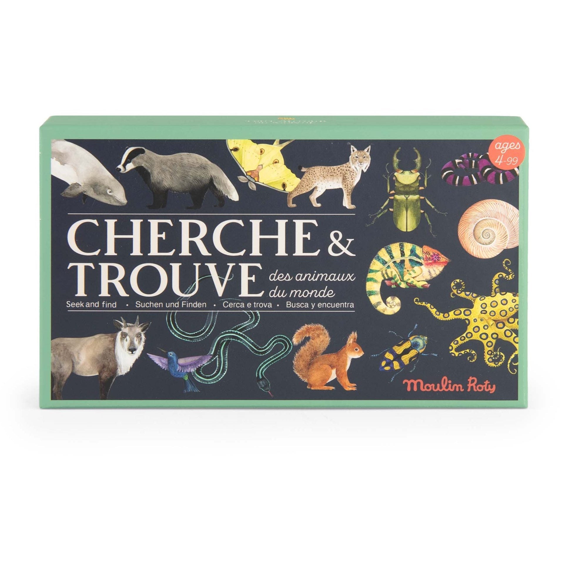 Autour de Monde Seek and Find Card Game