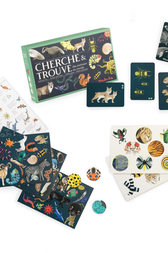 Autour de Monde Seek and Find Card Game