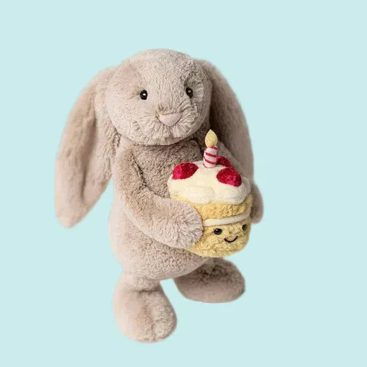 Bashful Beige Bunny Birthday