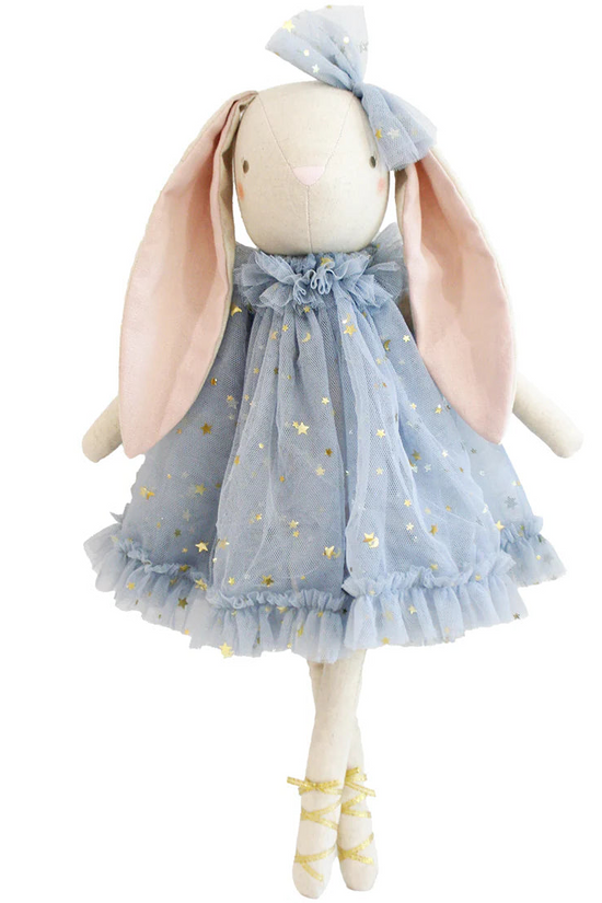 Belle Bunny 48cm Grey Gold