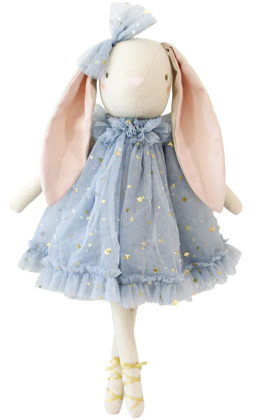 Belle Bunny 48cm Grey Gold
