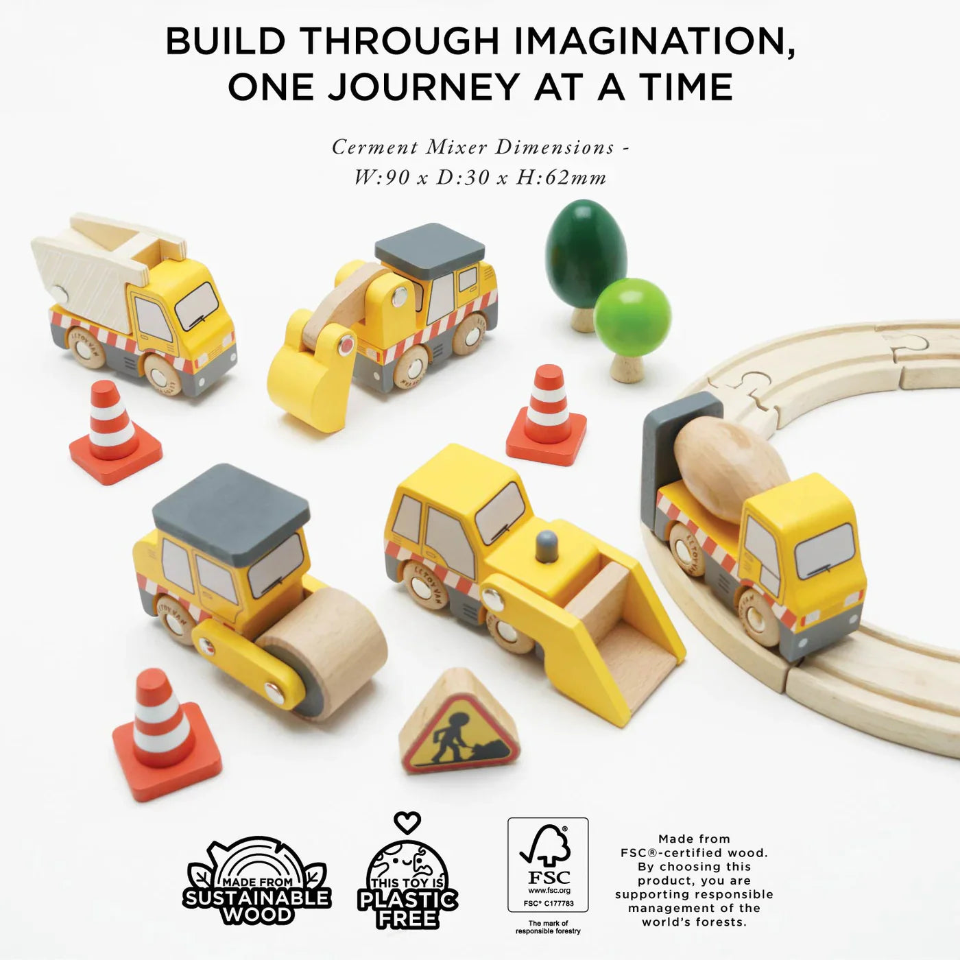 Construction Vehicle Set (9 Piece)