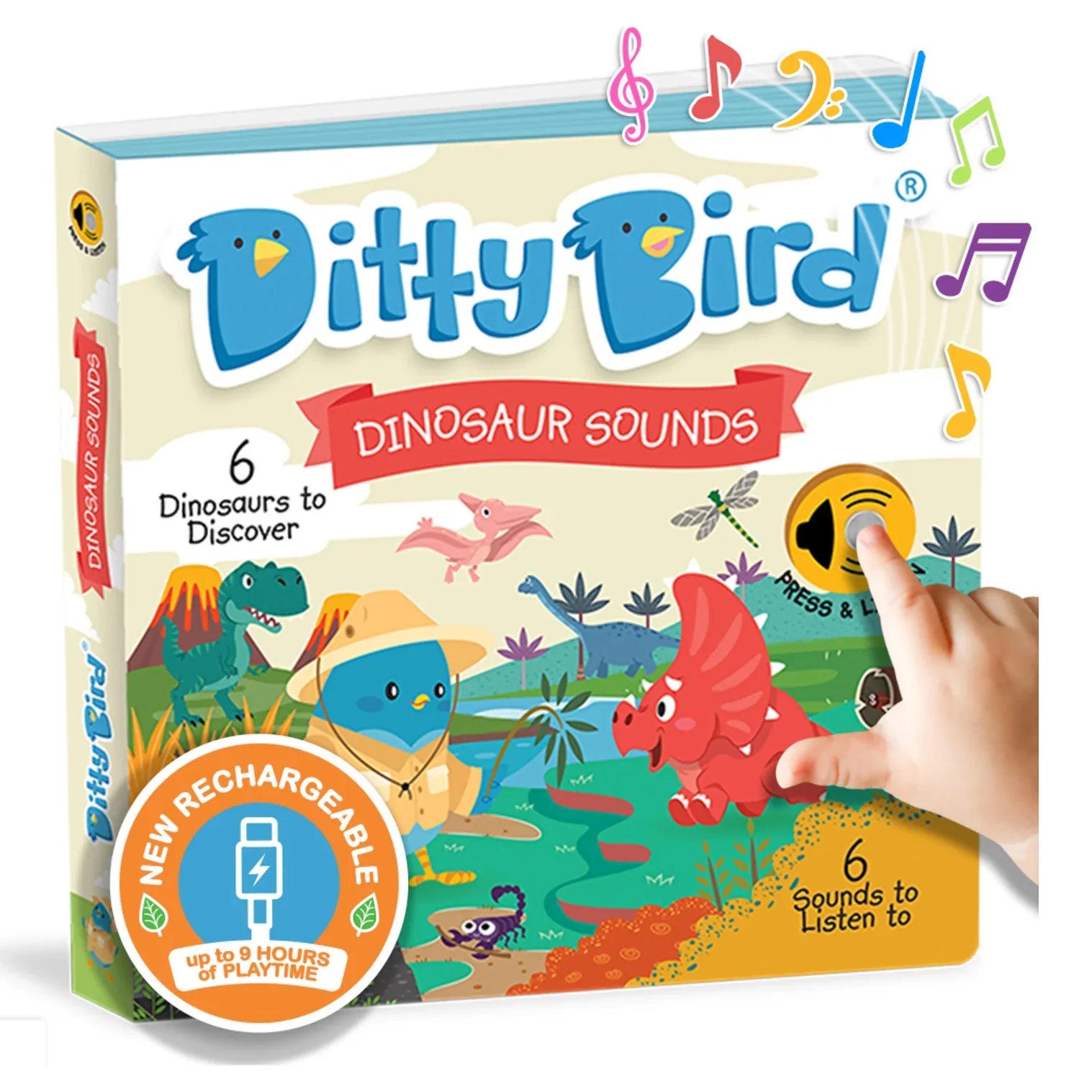 Dinosaur Sounds (Rechargeable Sound Book)