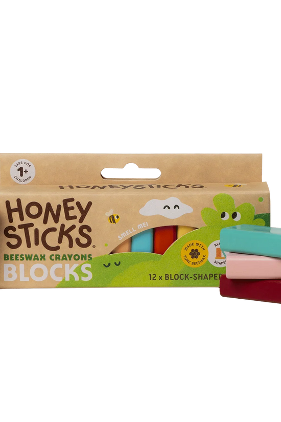 Beeswax Crayons Blocks 12pk