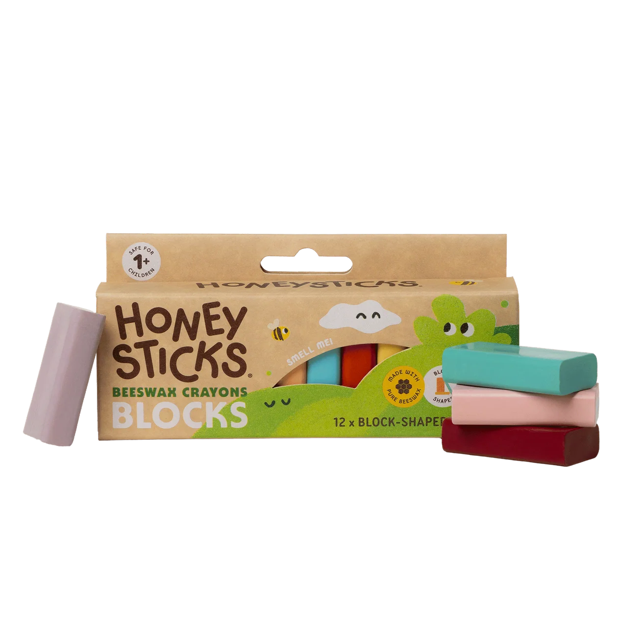 Beeswax Crayons Blocks 12pk