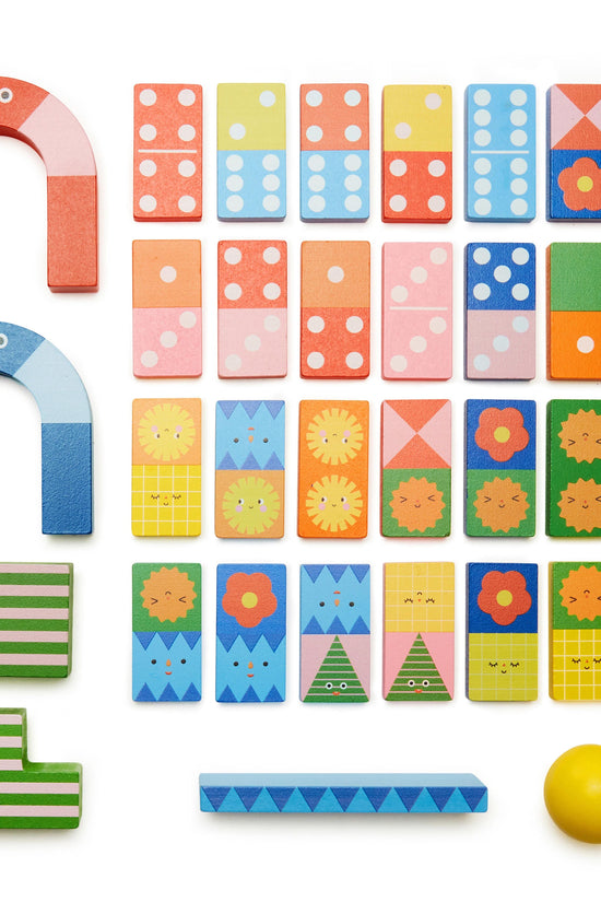 Topple Twist Dominoes