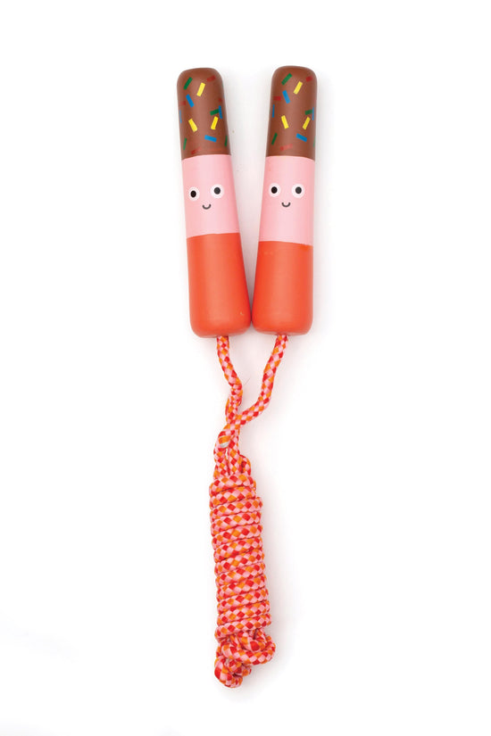 Popsicle Adjustable Skipping Rope (Wooden)