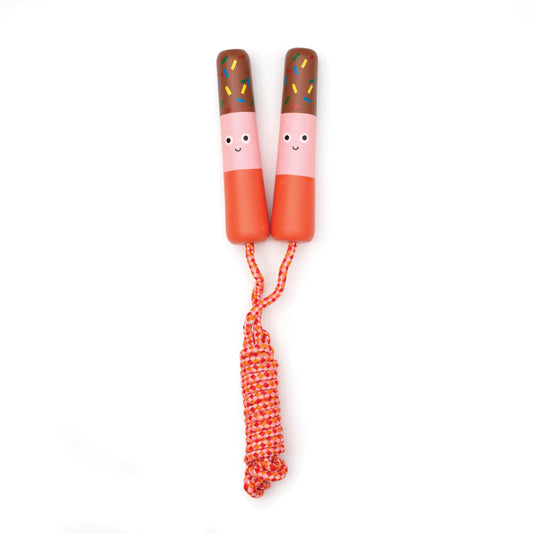 Popsicle Adjustable Skipping Rope (Wooden)