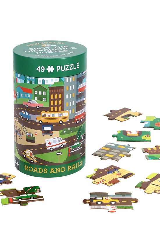 Rail & Roads Puzzle (spot the difference)