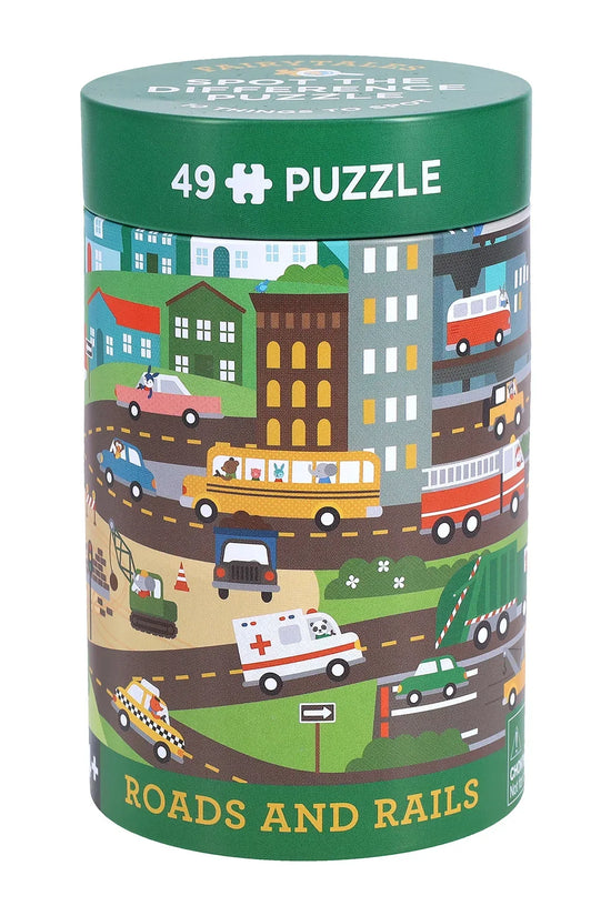 Rail & Roads Puzzle (spot the difference)